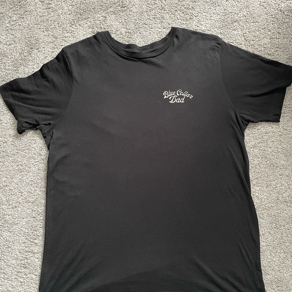 Troll Co Black 'Blue Collar Dad' Tee